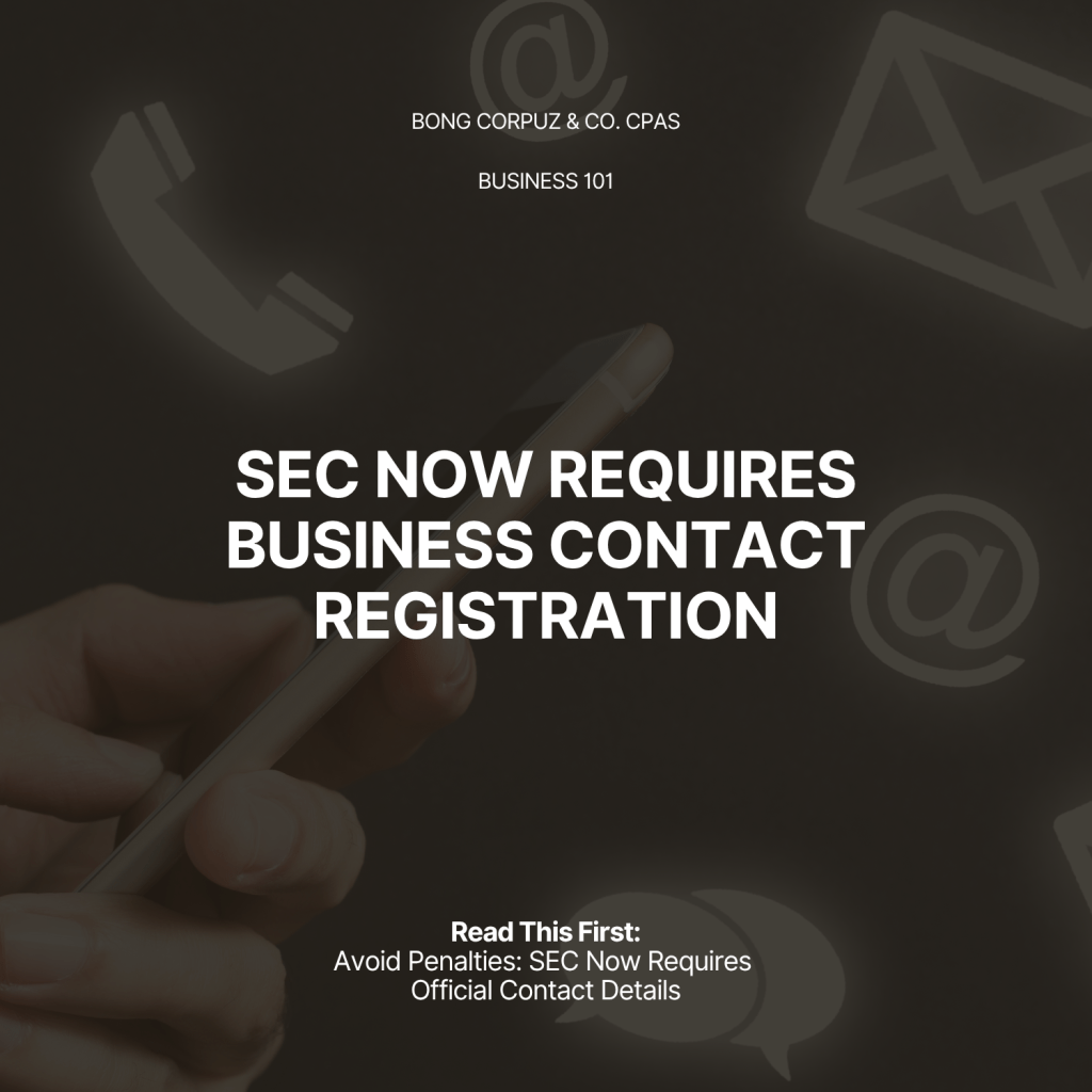 Avoid Penalties: SEC Now Requires Official Contact&nbsp;Details